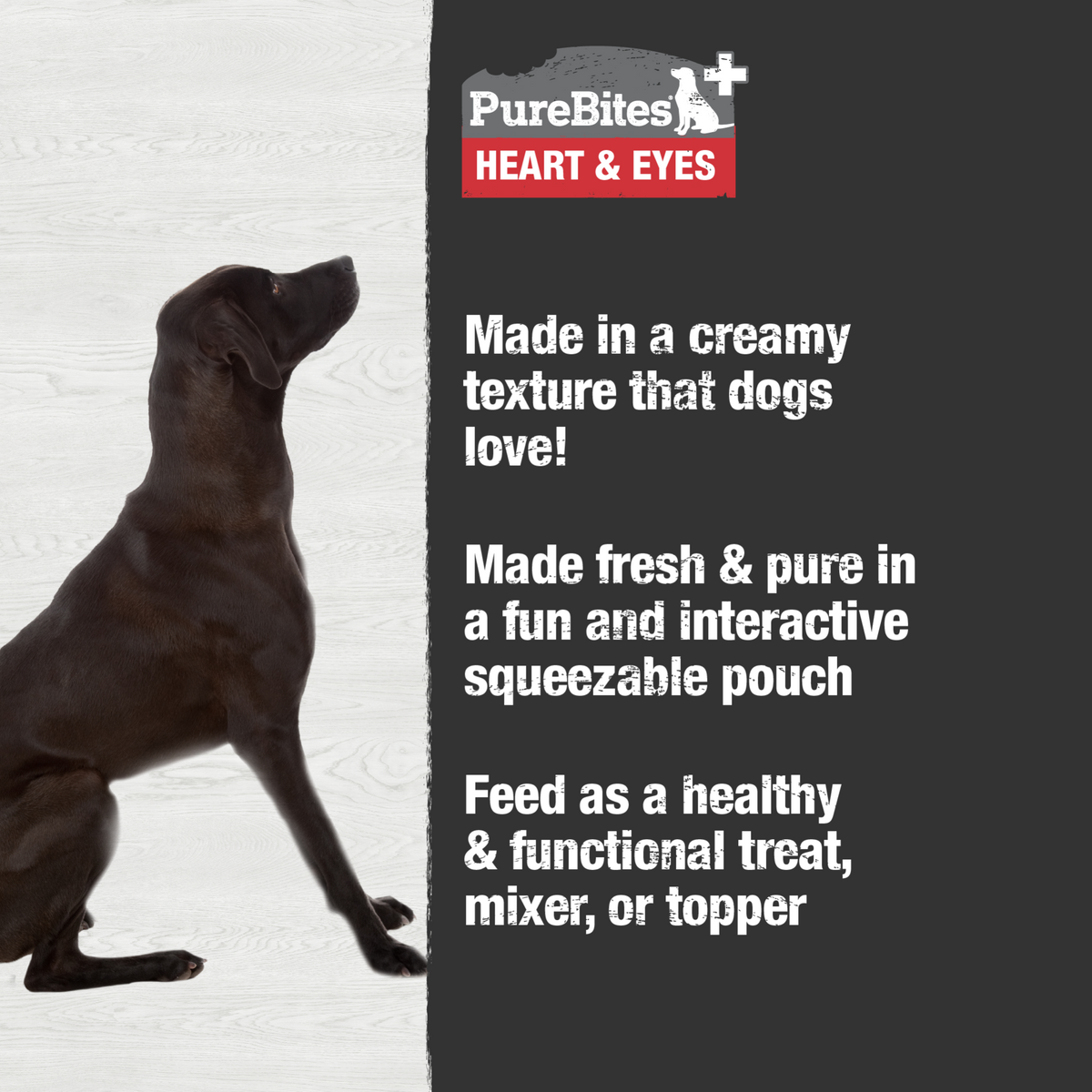 Plus crémeux pour chiens, Coeur & Yeux, paquet de 15