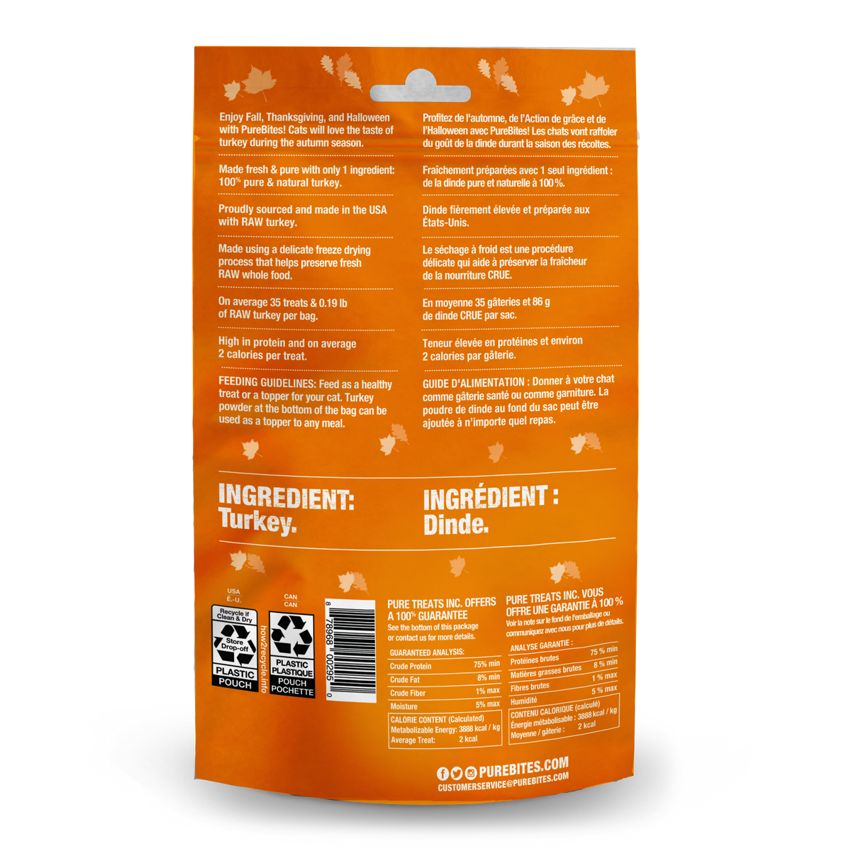 Turkey Fall Freeze Dried Cat Treats