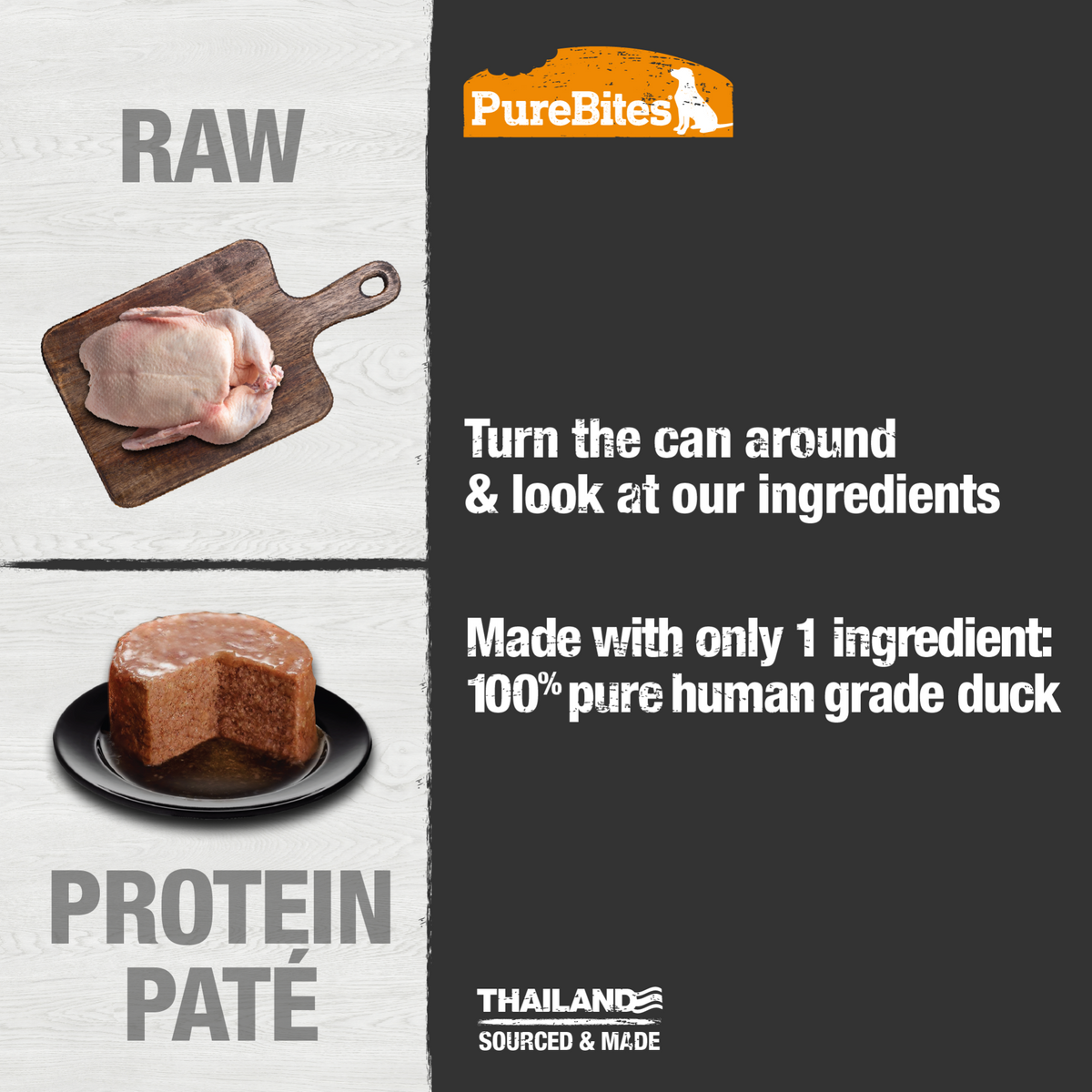 Pâté de canard pour chiens