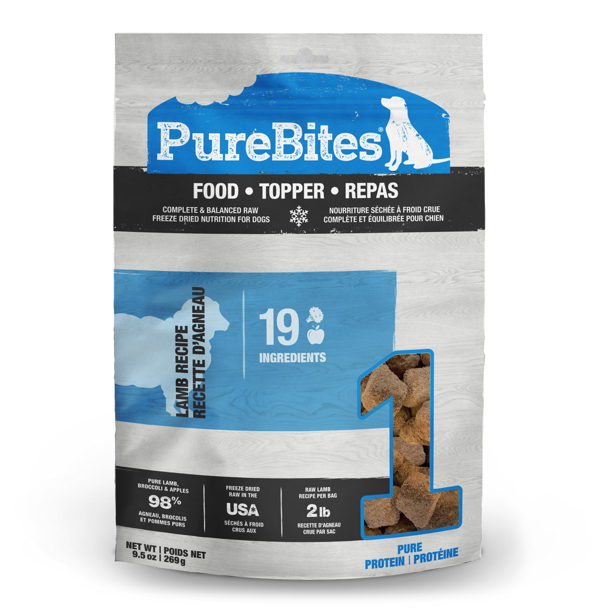 Repas • Mélange pour chien, Recette d’agneau