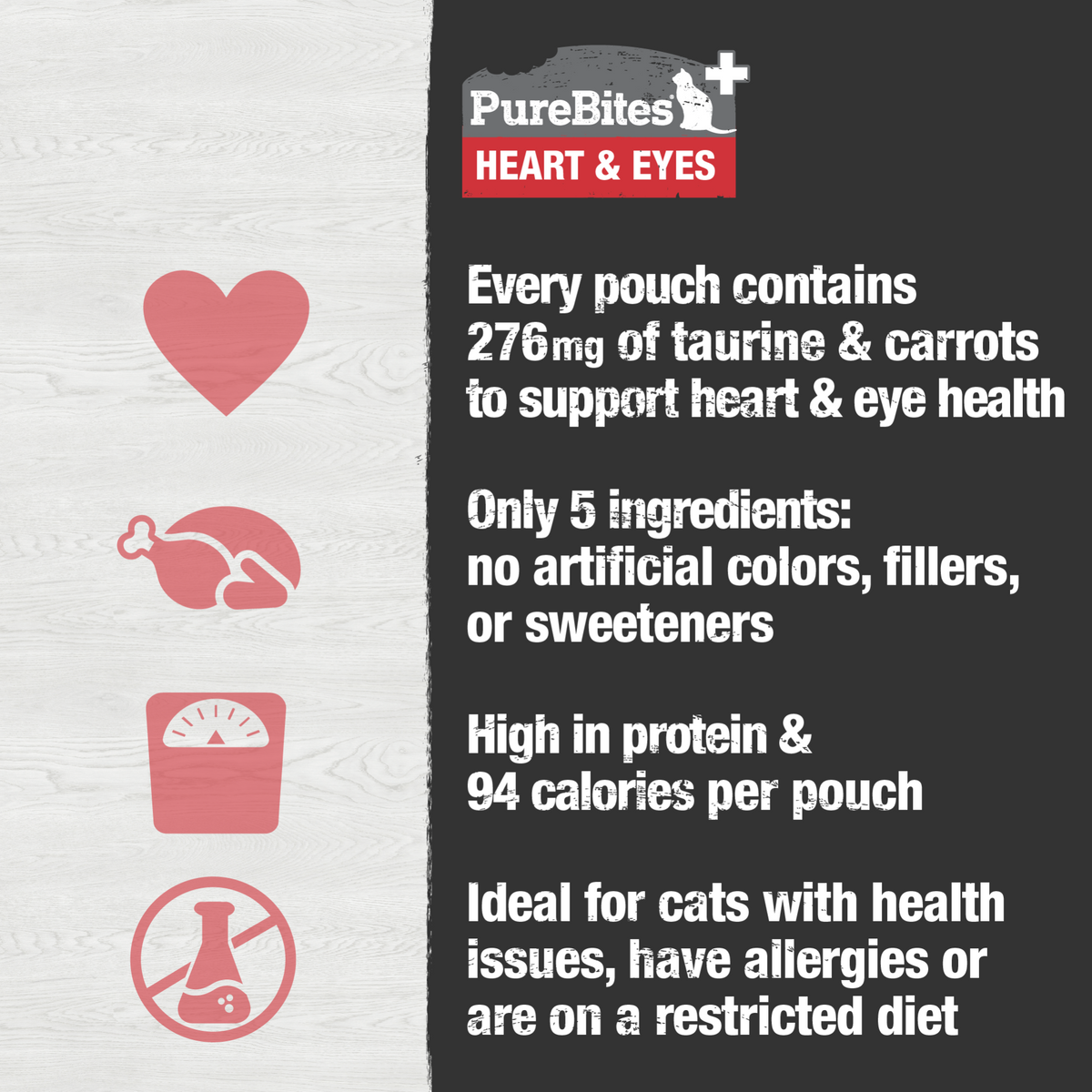 Heart & Eyes Squeezable for Cats 15-pack