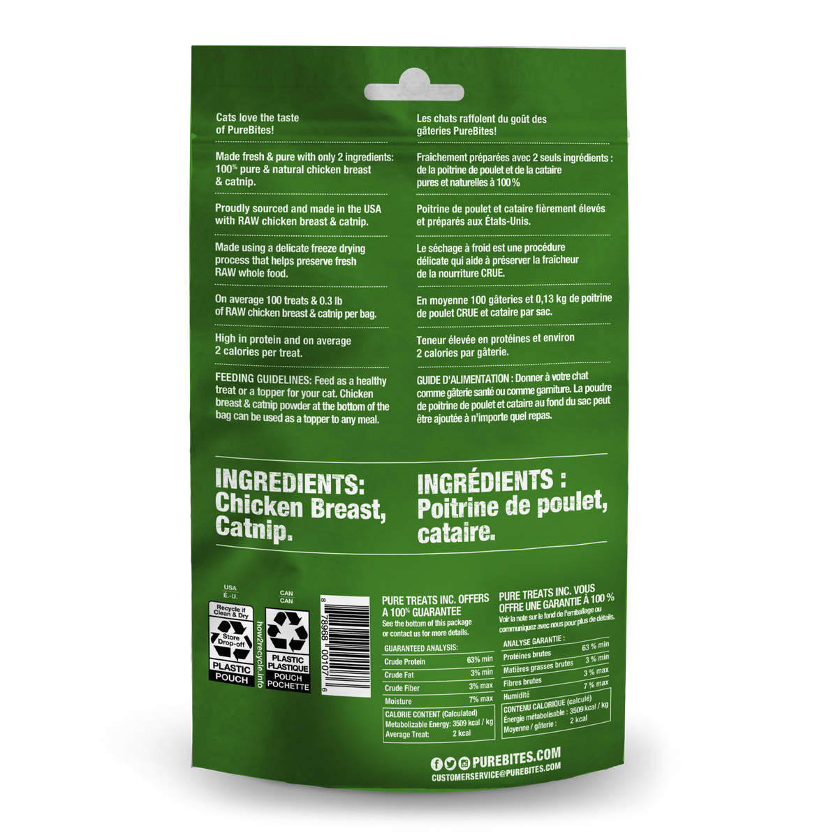 Chicken & Catnip Freeze Dried Cat Treats