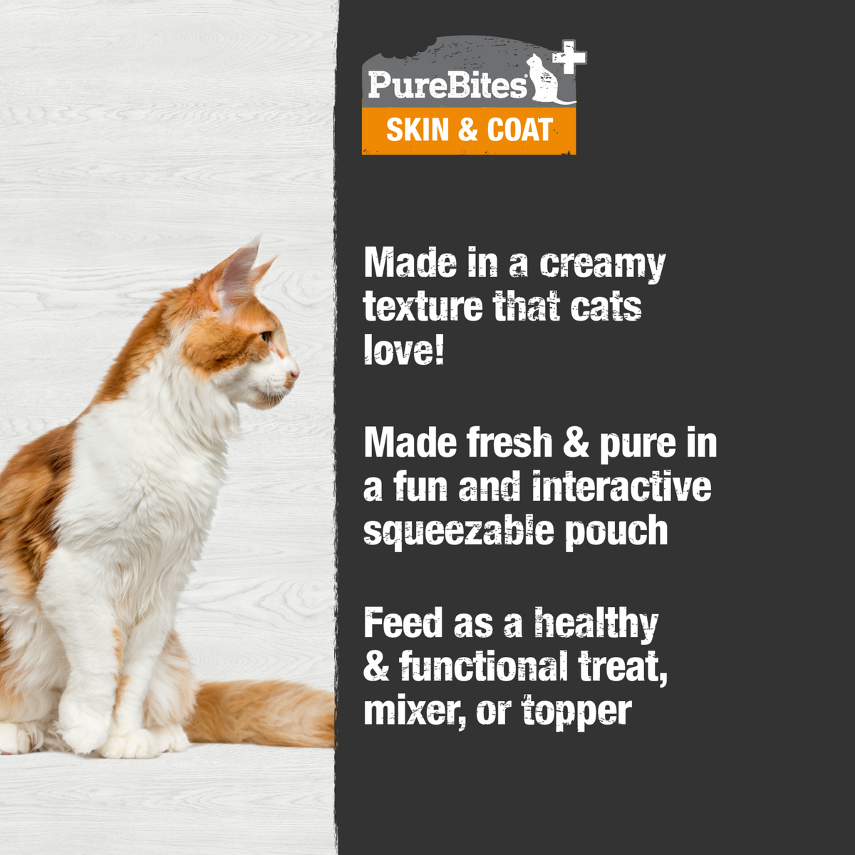 Plus crémeux pour chat, Peau & Pelage, paquet de 15