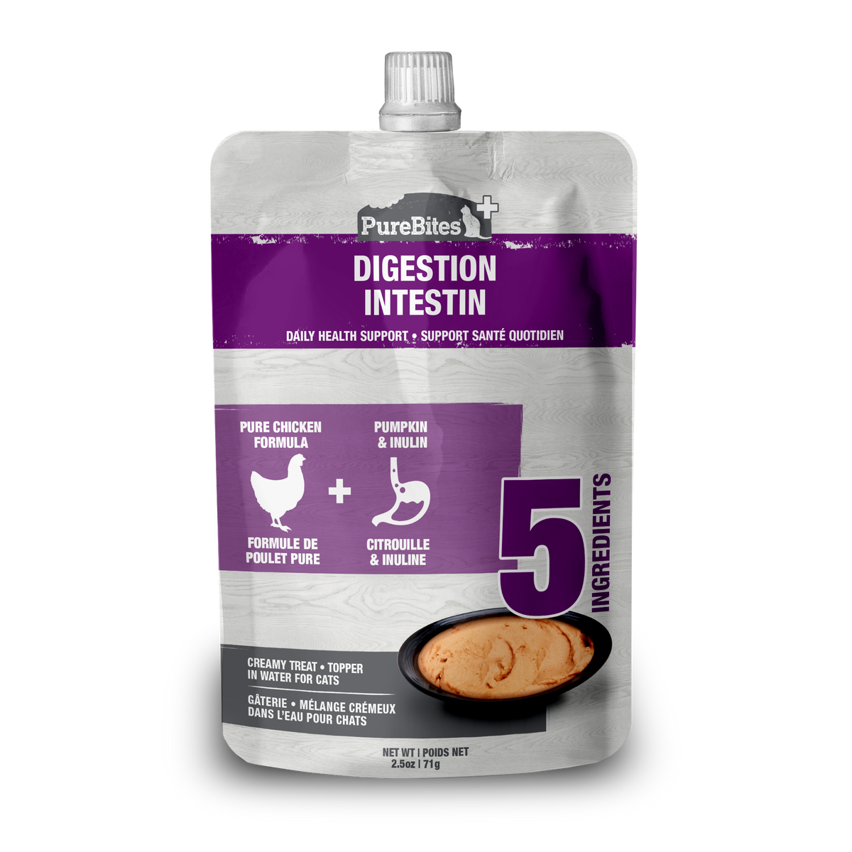 Digestion Squeezable for Cats 15-pack