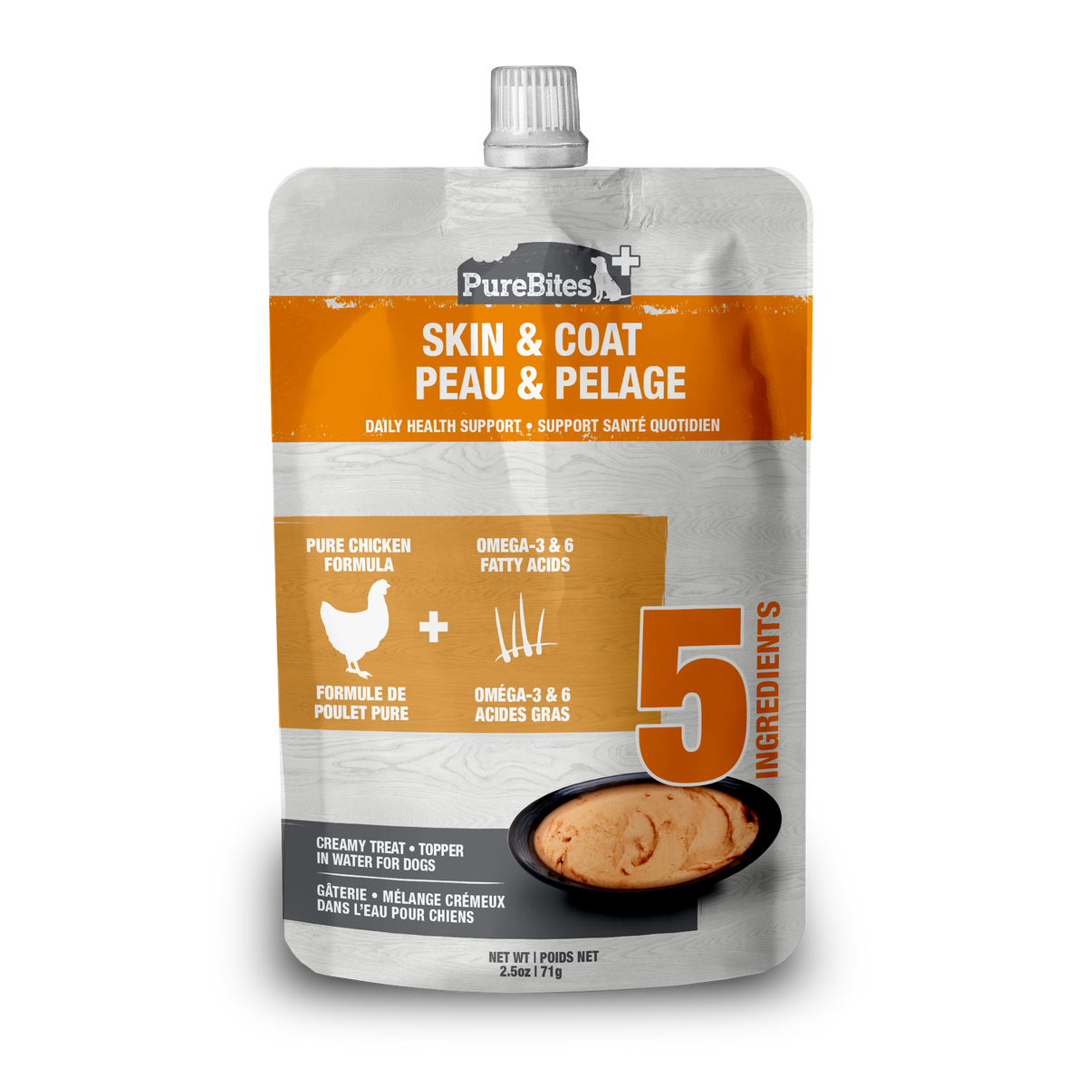 Skin & Coat Squeezable for Dogs 15-pack