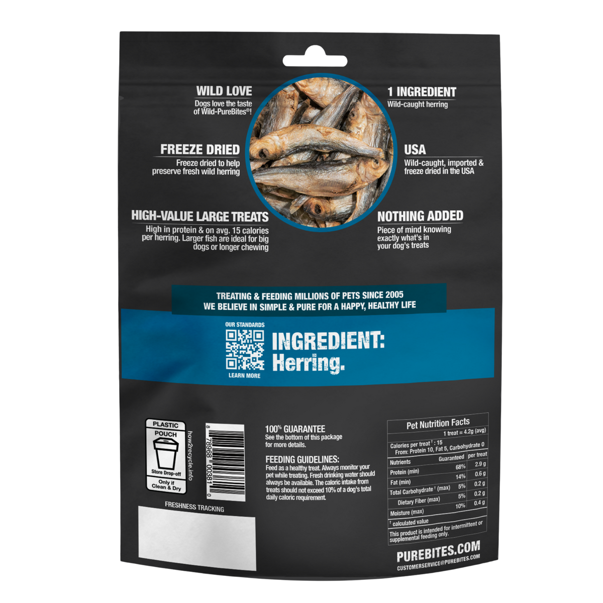 Herring Freeze Dried Dog Treats