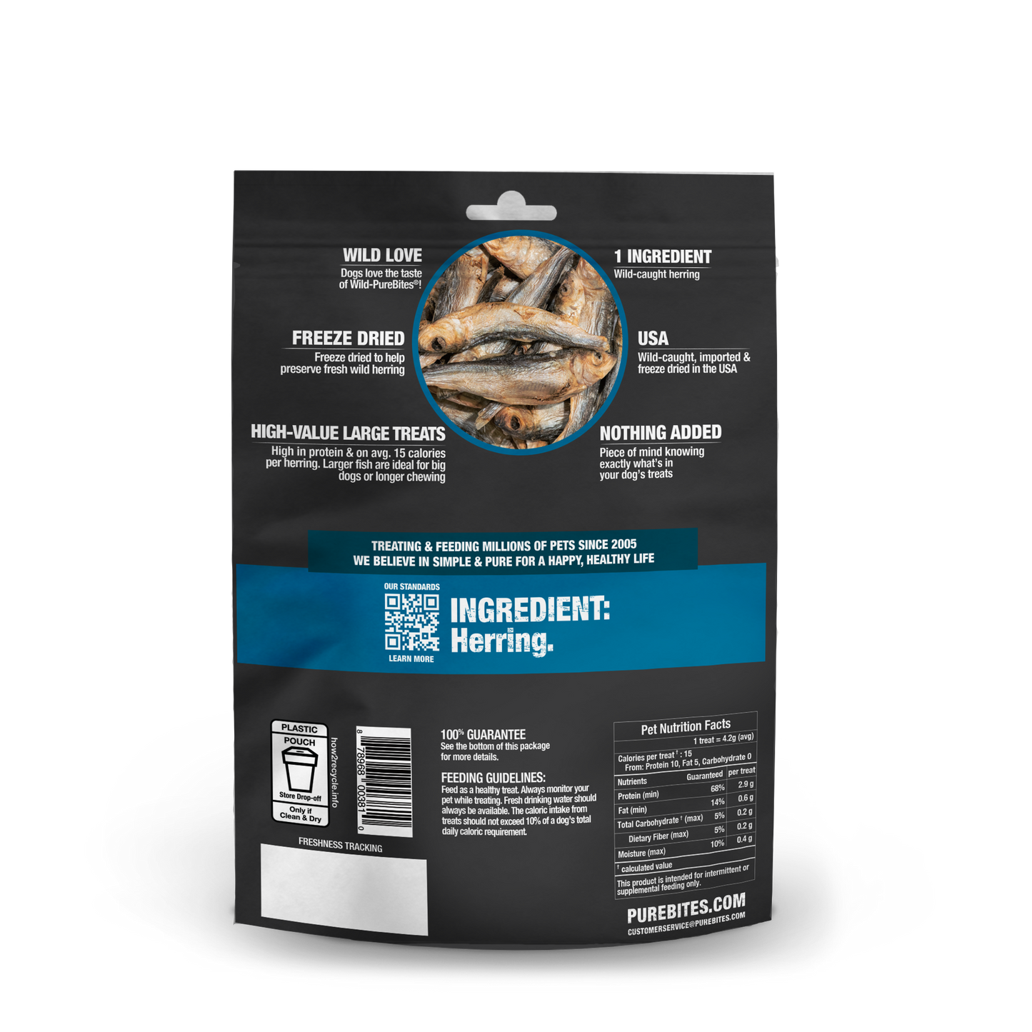 Herring Freeze Dried Dog Treats