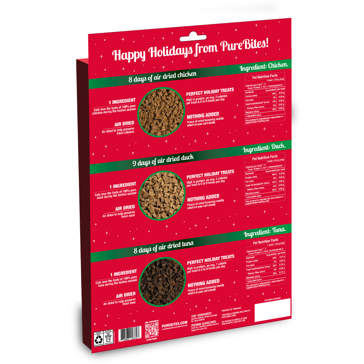 Air Dried Cat Treats, Holiday Advent Calendar