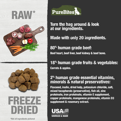 Beef Freeze Dried Dog Food