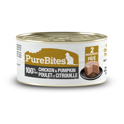 Pâté pour chat, Poulet et Citrouille