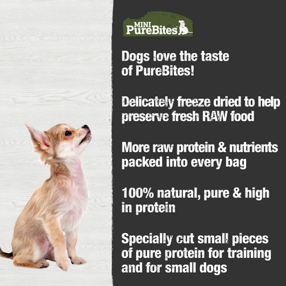 Made fresh & pure means more RAW protein and nutrients packed into every bag. Our beef liver is freeze dried to help preserve its RAW taste, and nutrition, and mirror a dog’s ancestral diet