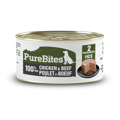 Pâté pour chien, Poulet et Boeuf