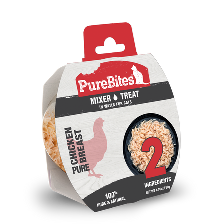 PureBites Mixers Chicken Breast in Water Cat Food Topper Treat
