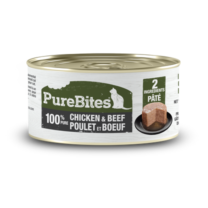  Pâté pour chat, Poulet et Boeuf