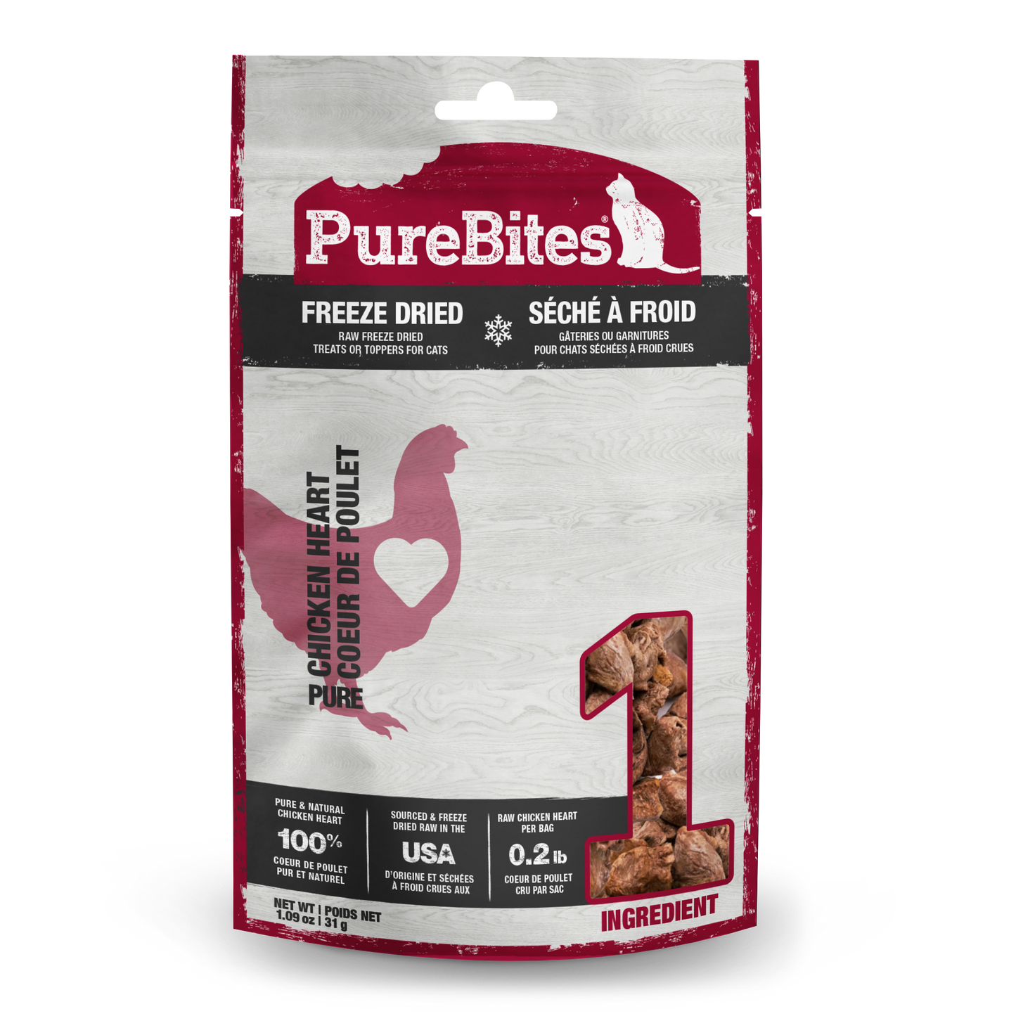 Chicken Heart Freeze Dried Cat Treats