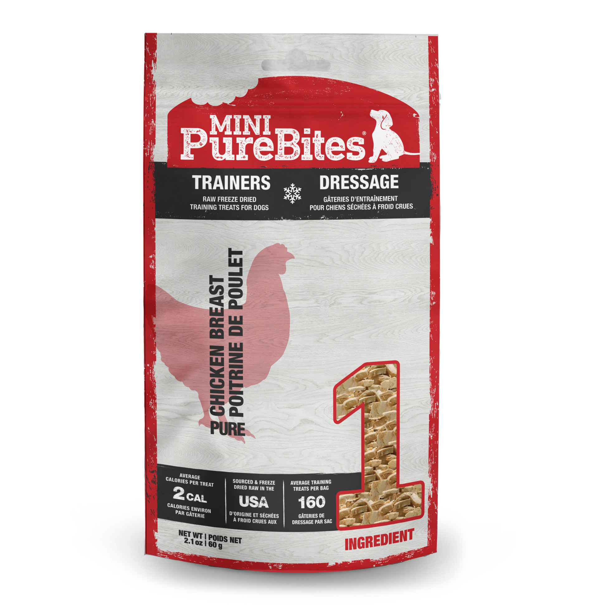PureBites Chicken Mini Freeze-Dried Dog Treats