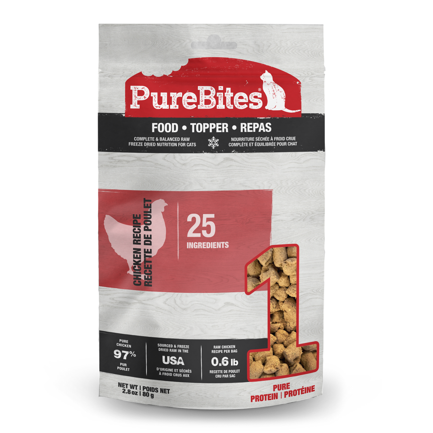 PureBites Chicken Freeze Dried Cat Food